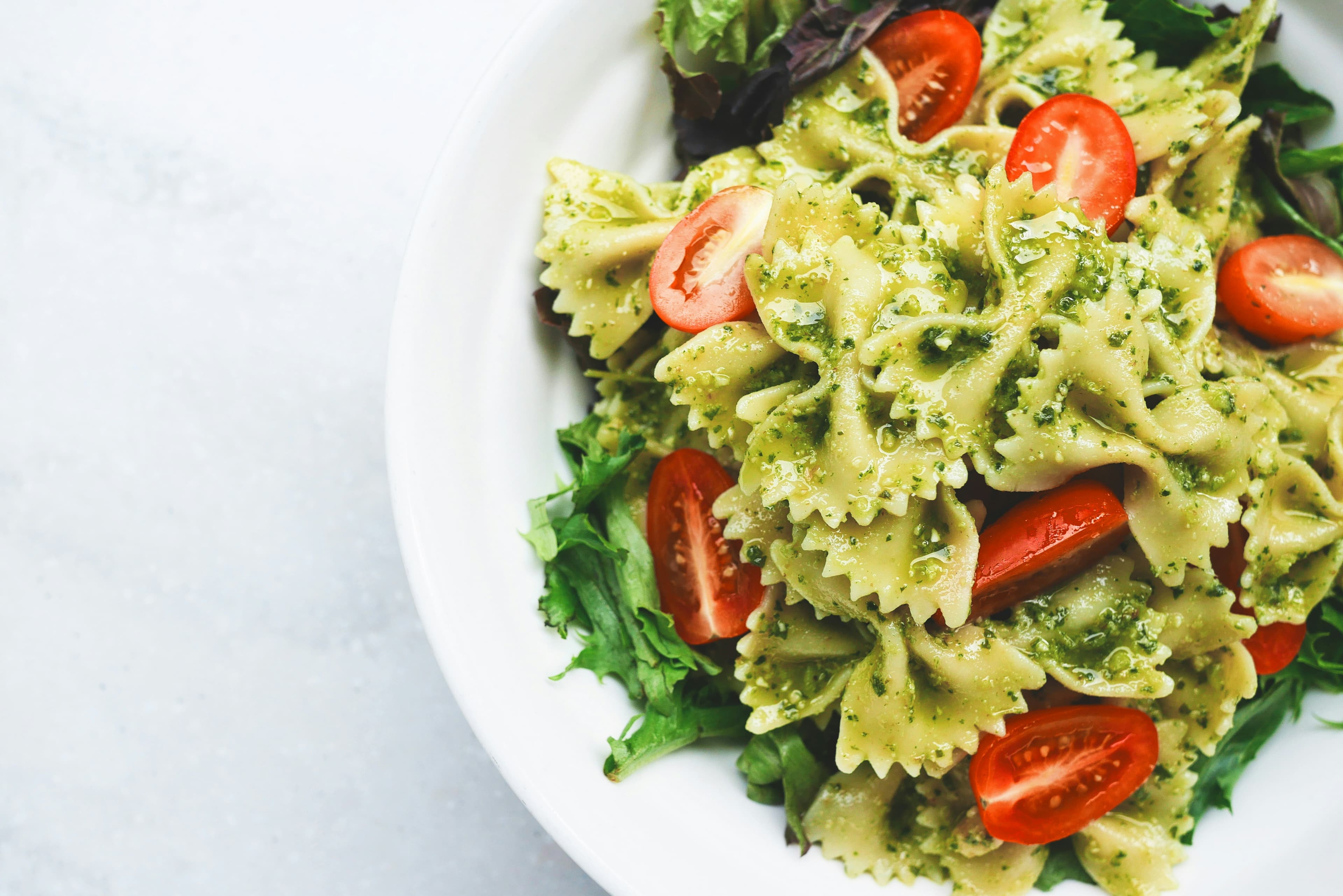 Fresh salad and healthy options